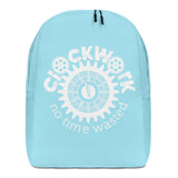 Clockwork Blizzard Blue Minimalist Backpack