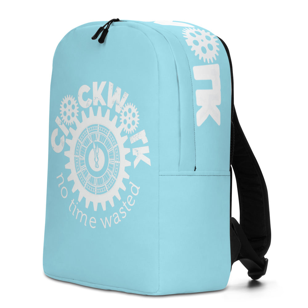 Clockwork Blizzard Blue Minimalist Backpack