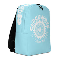 Clockwork Blizzard Blue Minimalist Backpack