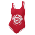 Red Clockwork One-Piece Swimsuit / Bathing suit