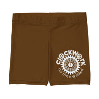 Brown Clockwork Women's Biker Shorts