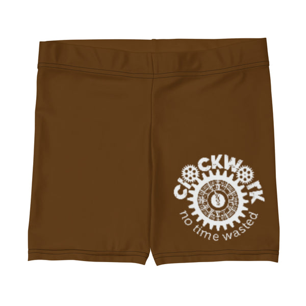 Brown Clockwork Women's Biker Shorts