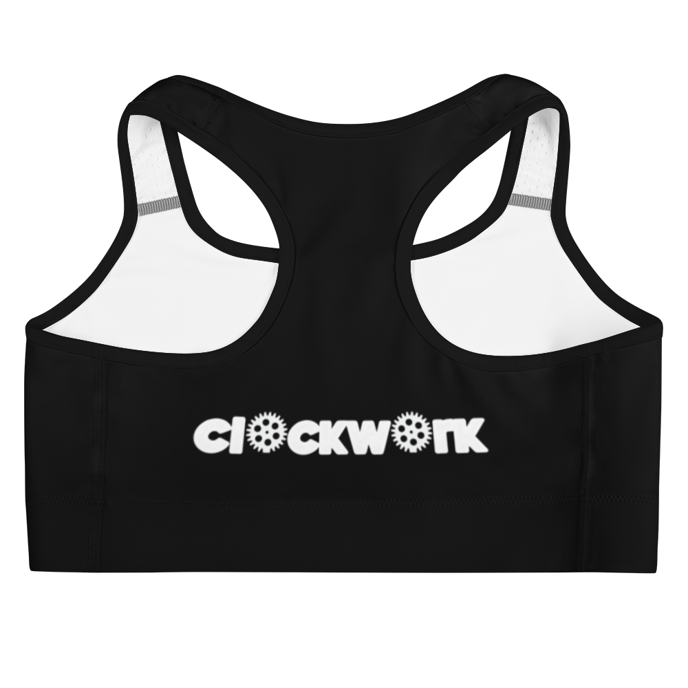 Clockwork Black Sports bra
