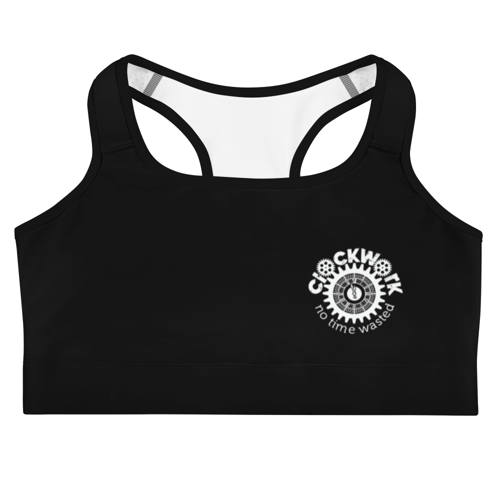 Clockwork Black Sports bra