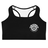 Clockwork Black Sports bra