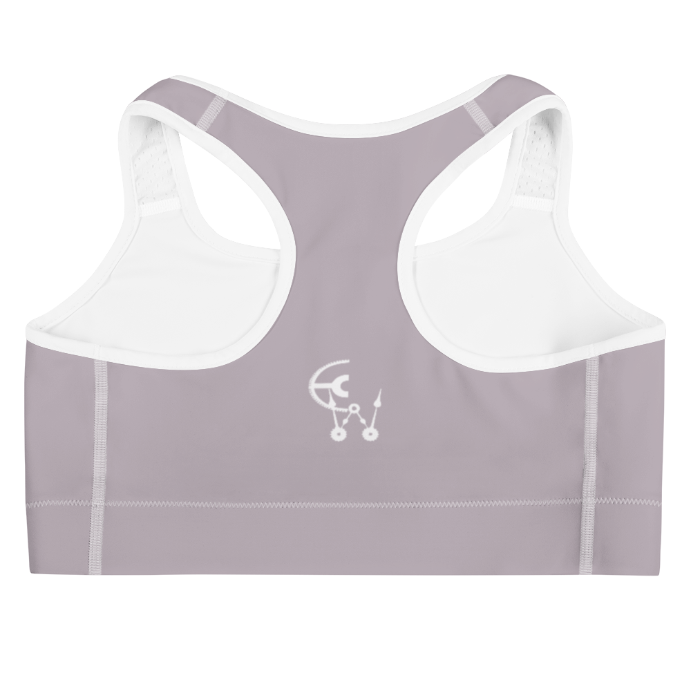 Clockwork word logo Sports bra