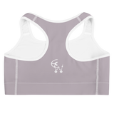 Clockwork word logo Sports bra