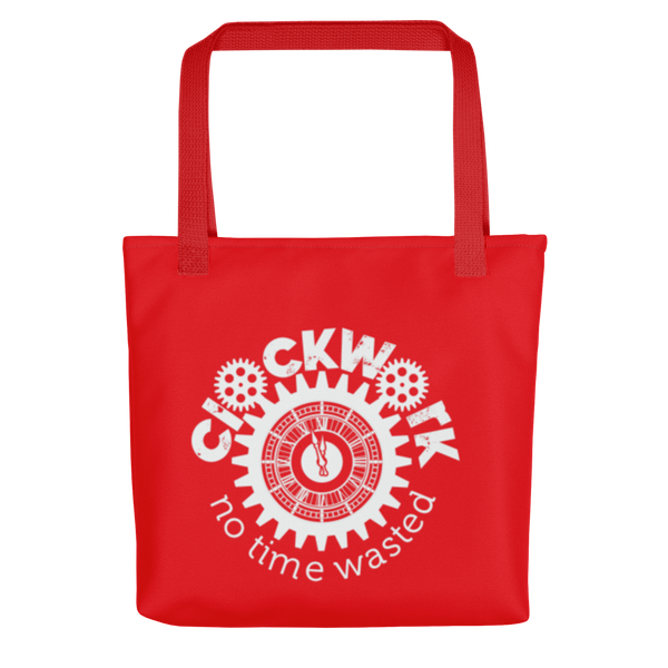 Clockwork Red Tote bag