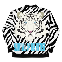 Clockwork White Tiger Unisex Bomber Jacket