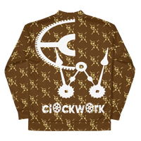 Clockwork Brown Unisex Bomber Jacket