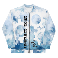 Limitless Skies Clockwork Unisex Bomber Jacket