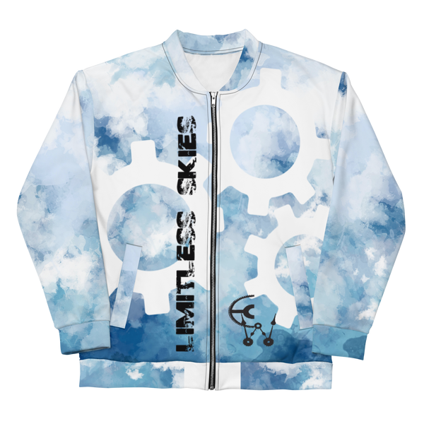 Limitless Skies Clockwork Unisex Bomber Jacket