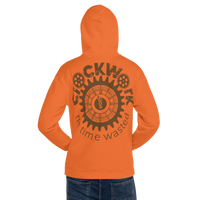 Clockwork Trust Yo Grind Orange and Brown Hoodie