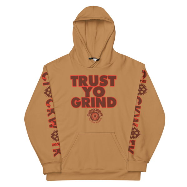 Clockwork Brown And Orange Unisex Hoodie
