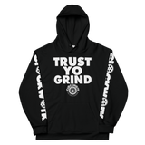 Black Trust Yo Grind Clockwork Logo Unisex Hoodie