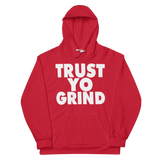 Clockwork Trust Yo Grind Red & White Unisex Hoodie