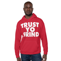 Clockwork Trust Yo Grind Red & White Unisex Hoodie