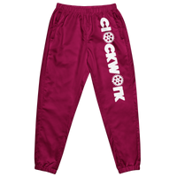 Burgundy Clockwork Unisex track pants