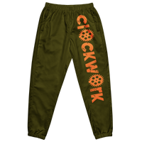 Clockwork Green and Orange Unisex track pants