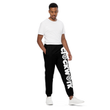 Clockwork black and white Unisex track pants
