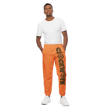 Clockwork Orange and Brown Unisex track pants