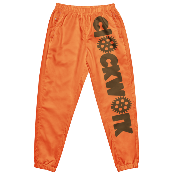 Clockwork Orange and Brown Unisex track pants