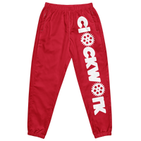 Clockwork Red Unisex track pants