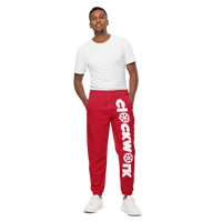 Clockwork Red Unisex track pants