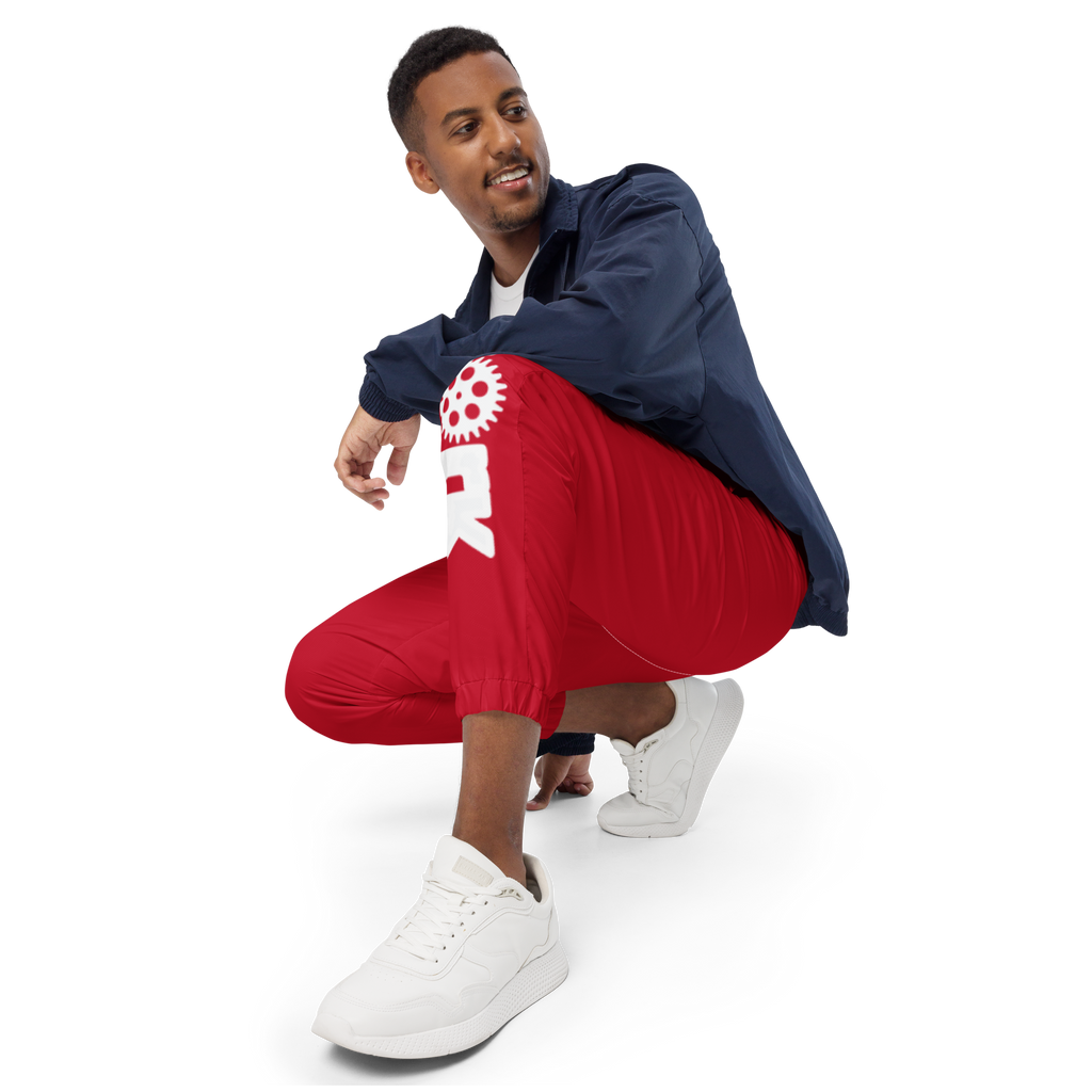 Clockwork Red Unisex track pants