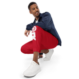Clockwork Red Unisex track pants