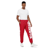 Clockwork Red Unisex track pants