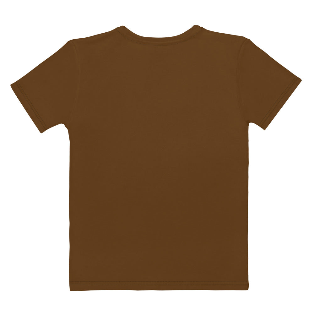 Brown Clockwork poly Women's T-shirt