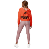 orange and black Clockwork Women’s cropped windbreaker