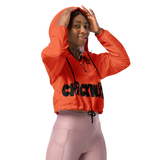 orange and black Clockwork Women’s cropped windbreaker