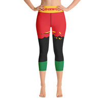 Clockwork Juneteenth Yoga Capri Leggings