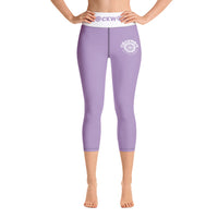 Clockwork Light purple Yoga Capri Leggings