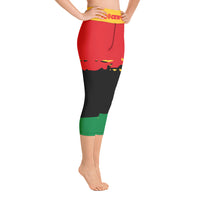 Clockwork Juneteenth Yoga Capri Leggings
