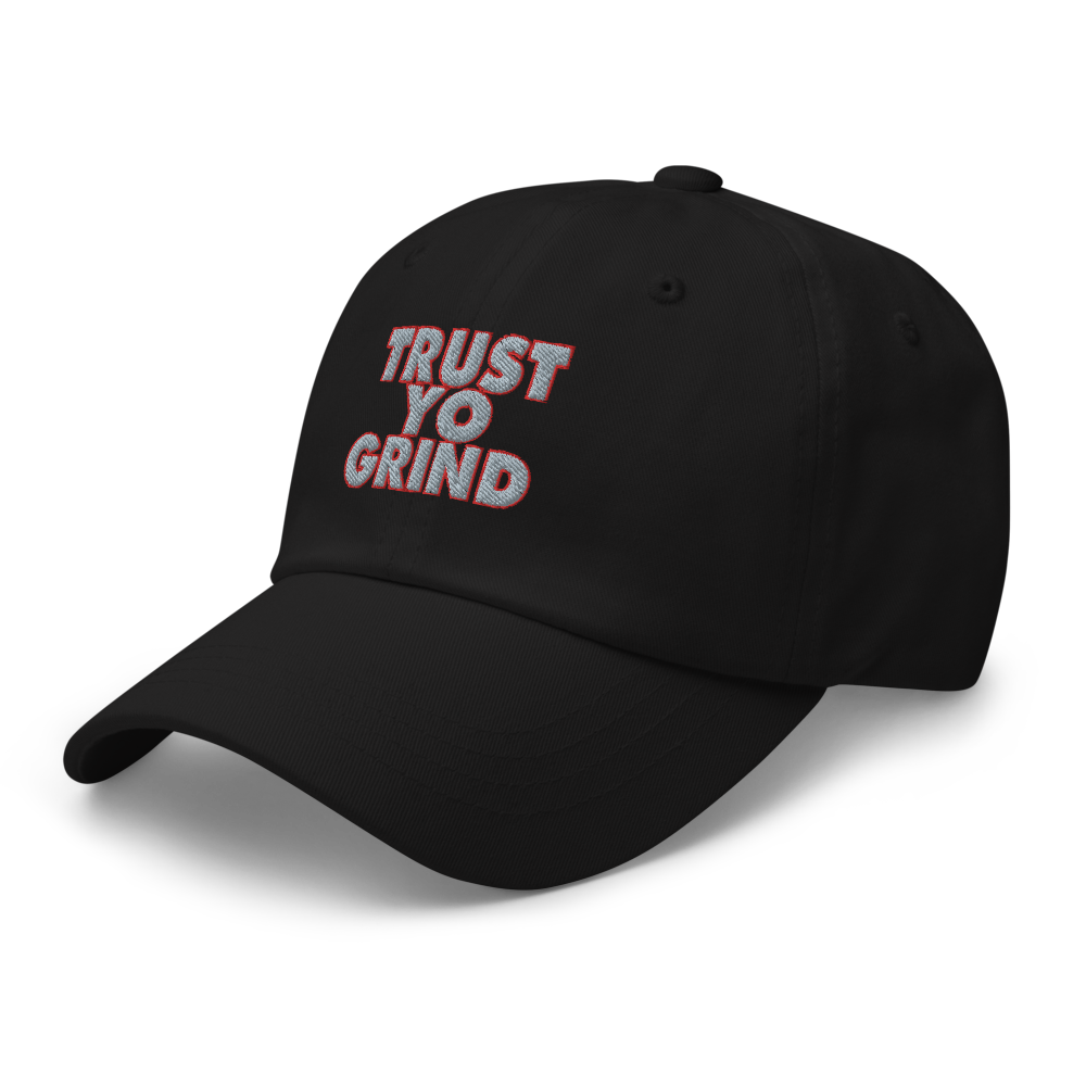 Trust Yo Grind Utility Black Dad hat