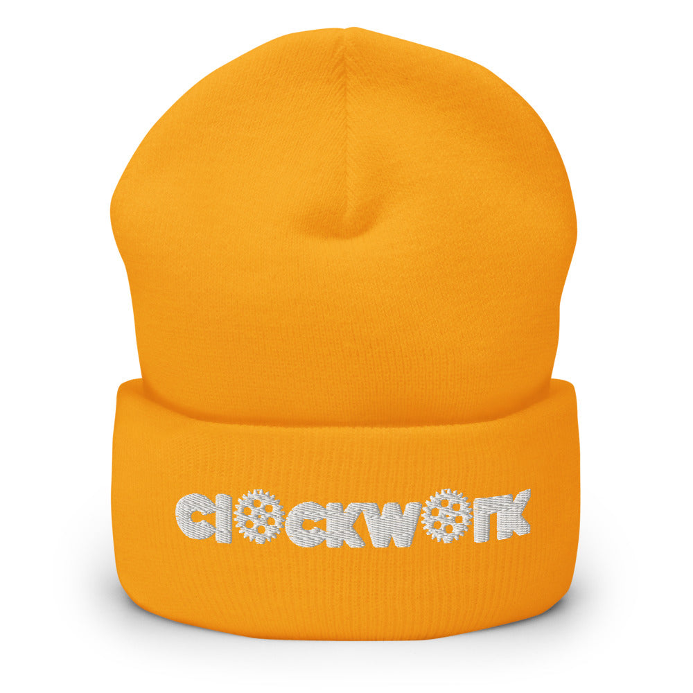 Clockwork Word  Cuffed skully hat