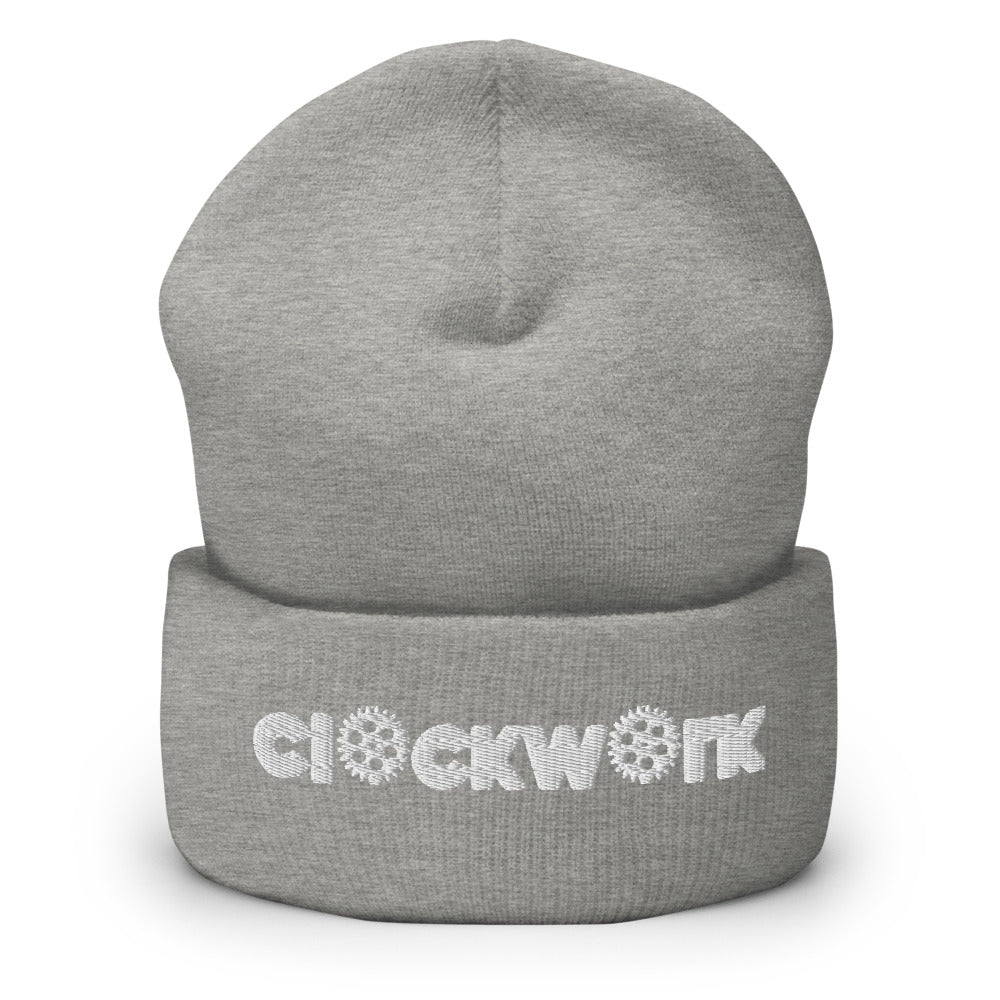 Clockwork Word  Cuffed skully hat