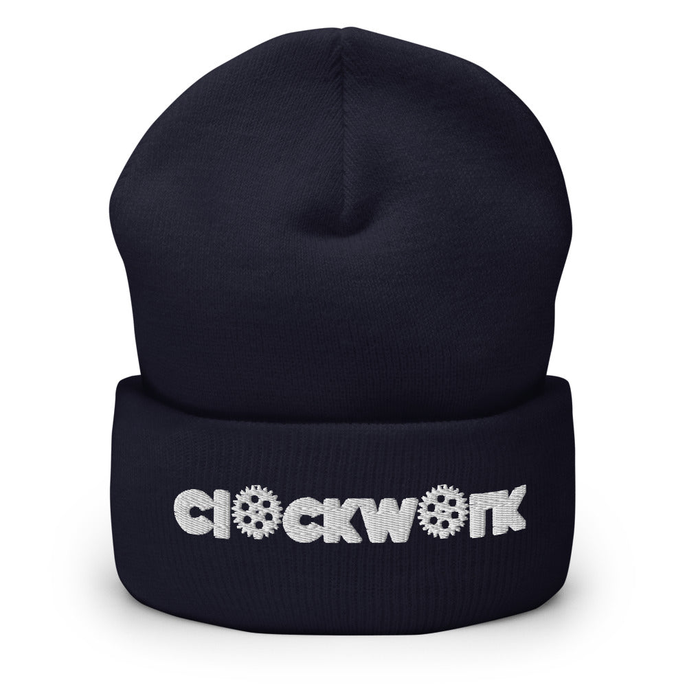 Clockwork Word  Cuffed skully hat