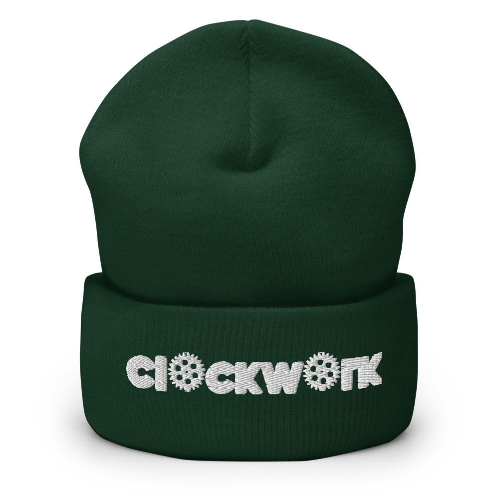 Clockwork Word  Cuffed skully hat