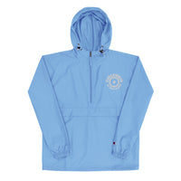 Clockwork Colorful Embroidered Champion Windbreaker Packable Jacket