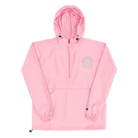 Clockwork Colorful Embroidered Champion Windbreaker Packable Jacket