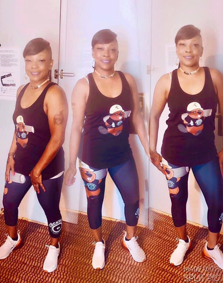 Clockwork Beaver Capri Leggings