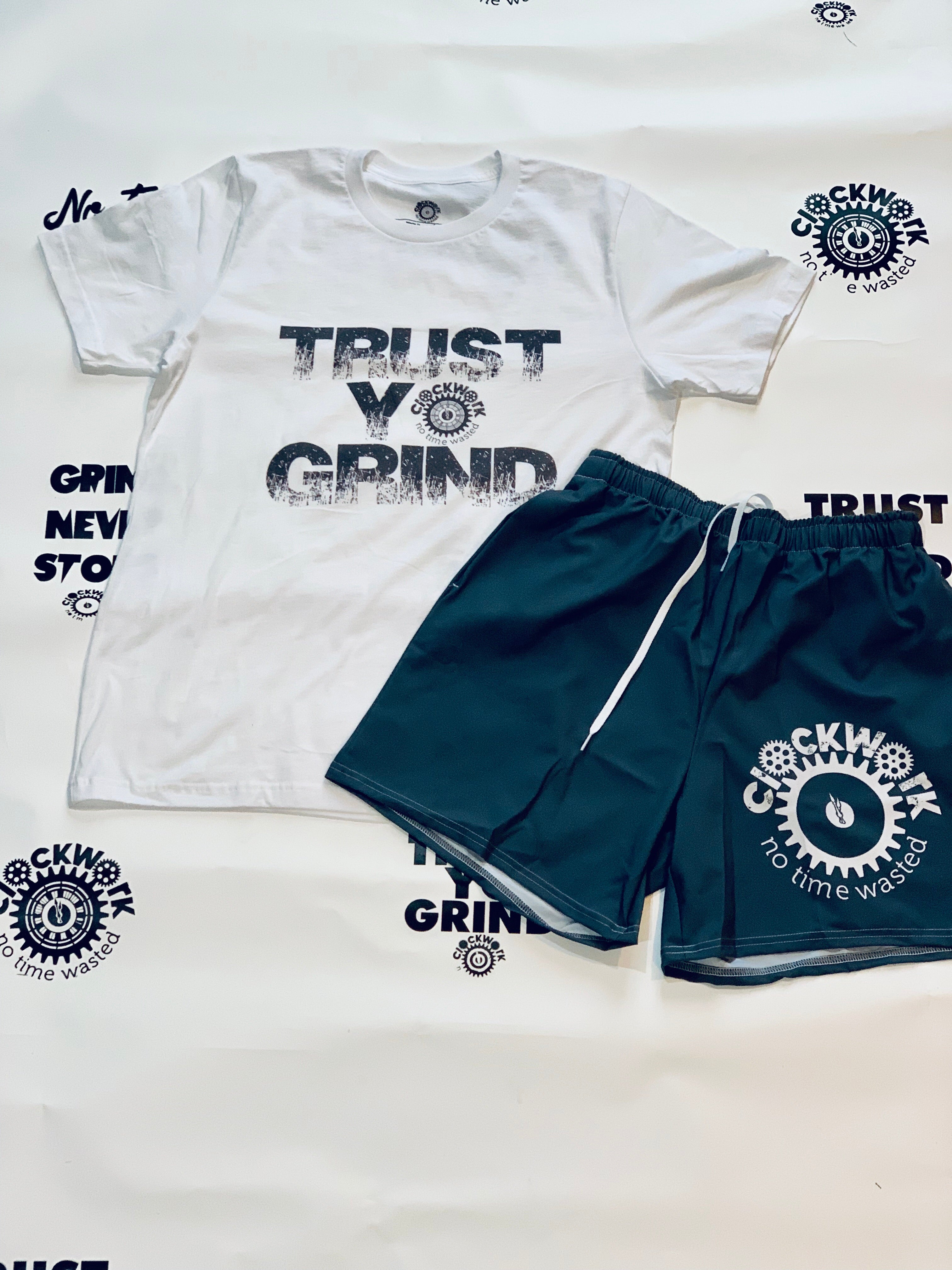 Clockwork Grey Men's Athletic Long Shorts