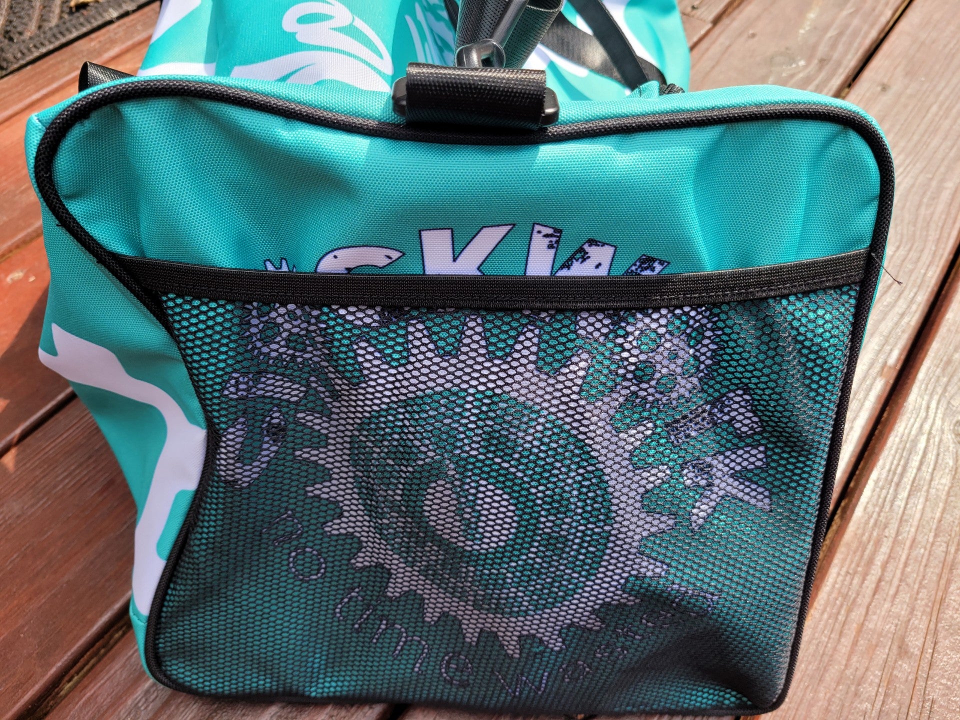 Clockwork Teal Duffle bag