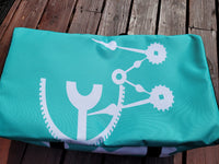 Clockwork Teal Duffle bag