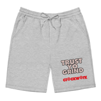Trust yo Grind Tech grey Men's fleece shorts