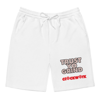 Trust yo Grind Tech grey Men's fleece shorts